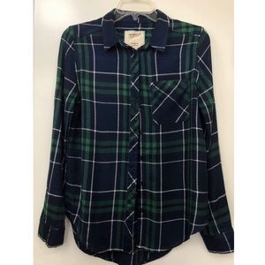 Women’s Blue & Green Flannel